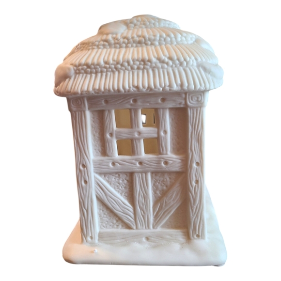 PartyLite P0108 O Holy Night porcelain bisque Candle Holder  Nativity Scene - Picture 4 of 10